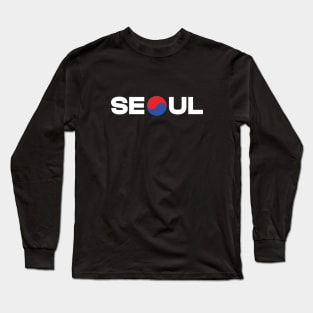 KOREA SEOUL SHIRT STICKER KPOP Long Sleeve T-Shirt